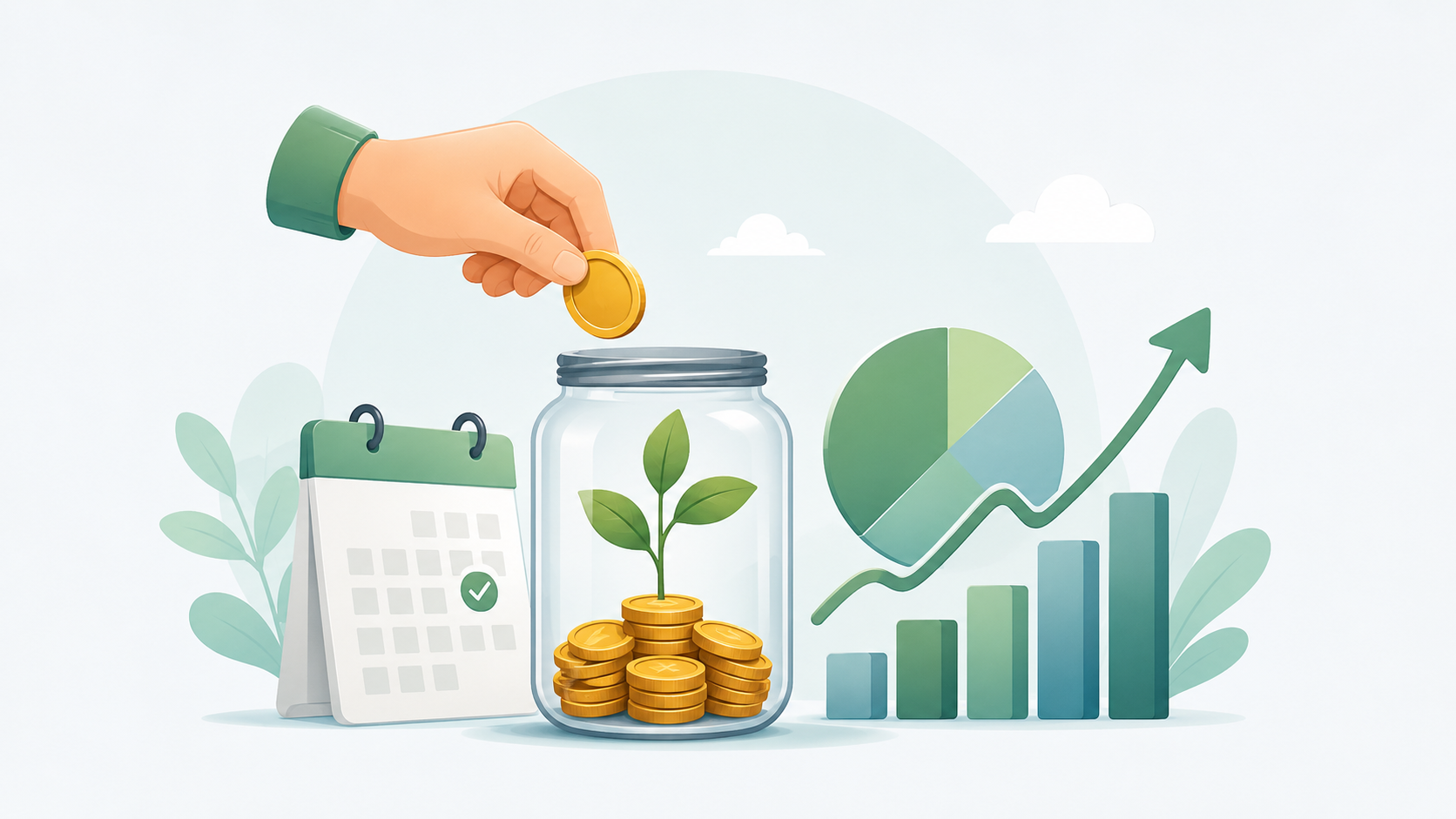 Illustration zum Begriff ETF Sparplan