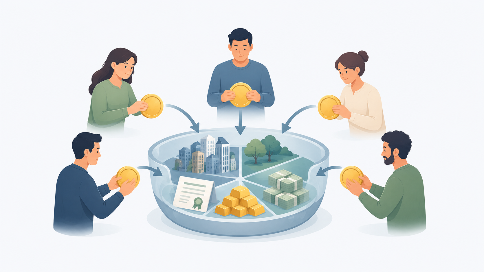 Illustration zum Begriff Fonds