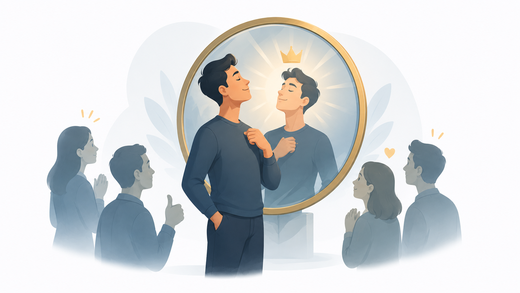 Illustration zum Begriff Narzissmus