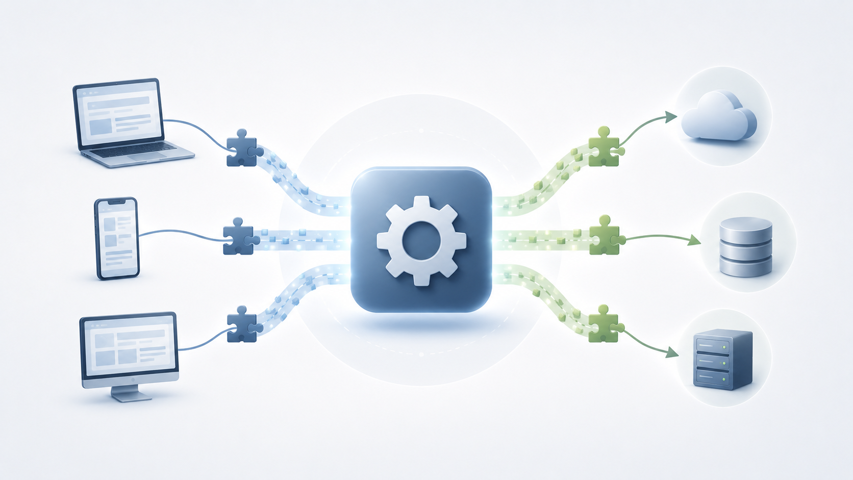 Illustration zum Begriff API