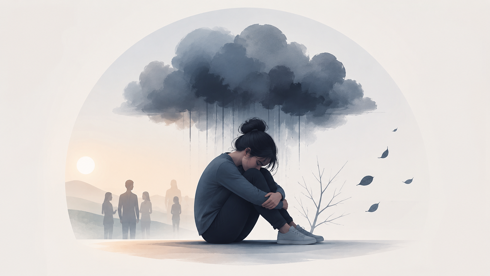 Depression - Symptome, Ursachen und Behandlung einfach erklärt