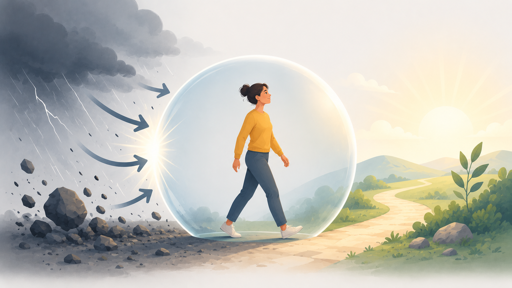 Illustration zum Begriff Resilienz