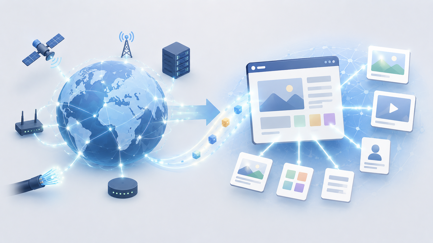 Illustration zum Begriff Was ist das World Wide Web (WWW)?