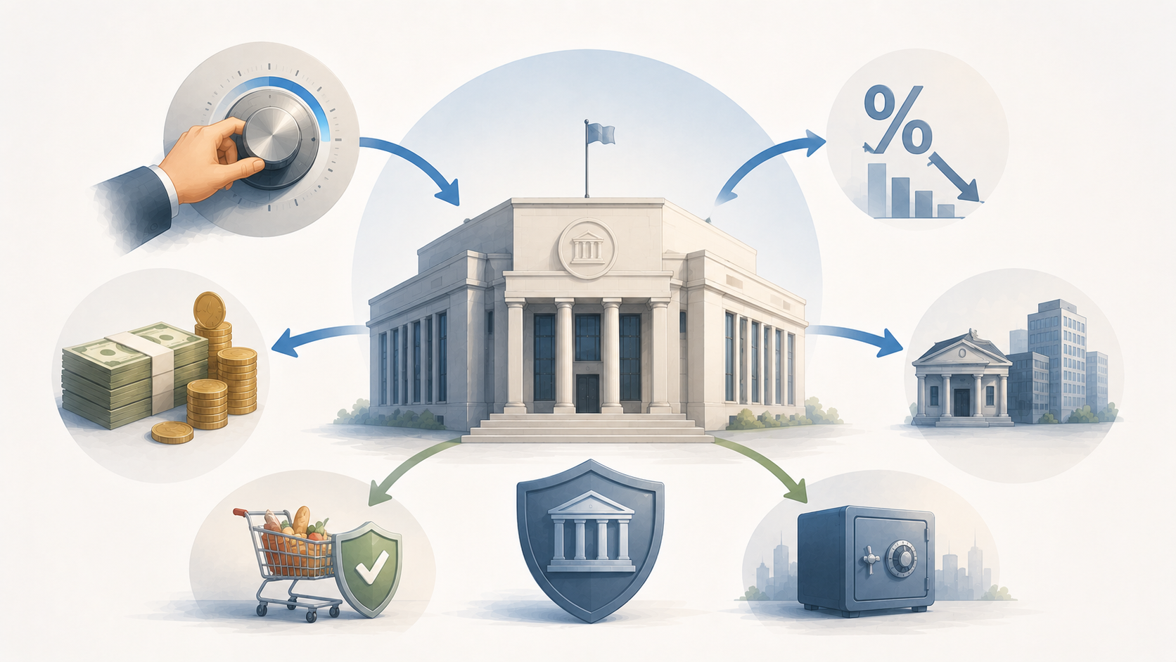 Illustration zum Begriff Zentralbank